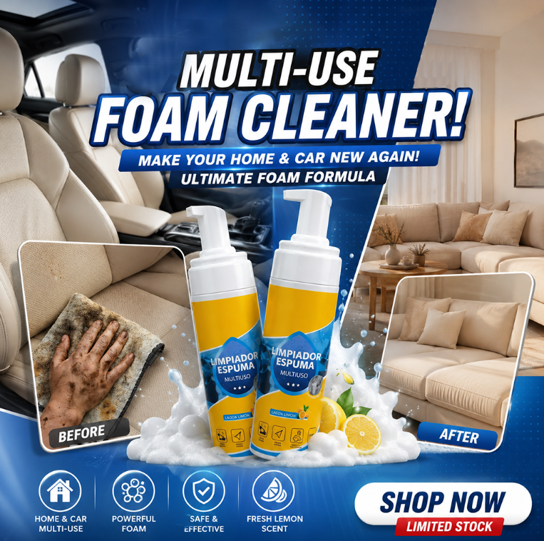 Heavy Duty 4 in 1 Multi Enzyme Foam Cleaner Spray