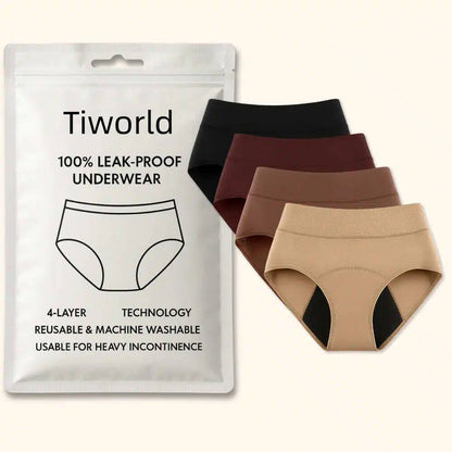 Big Sale 70% OFF Ends Today！|Tiworld™  100% Leak-Proof Underwear 4-pack