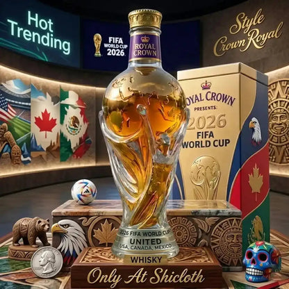 Limited Edition Championship Whisky Bottle – Collectible Soccer-Themed Decanter