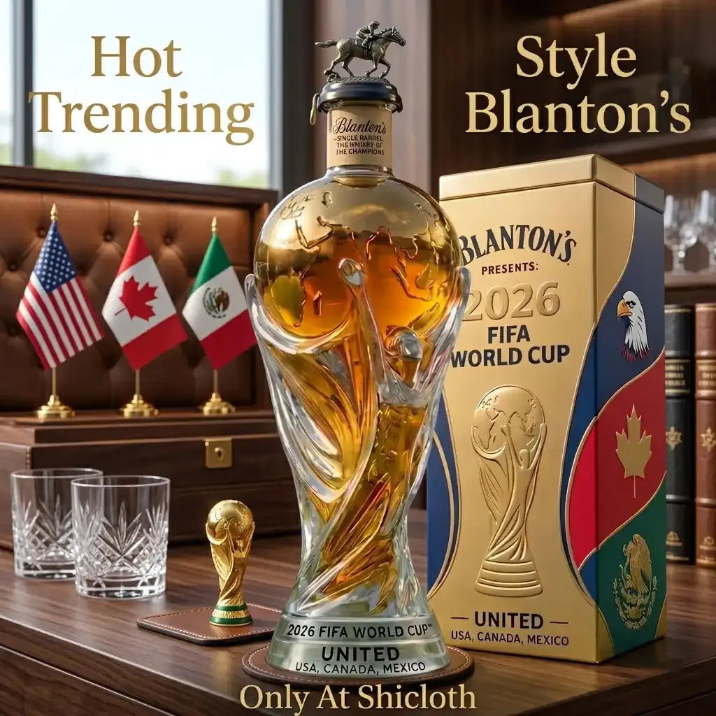 Limited Edition Championship Whisky Bottle – Collectible Soccer-Themed Decanter
