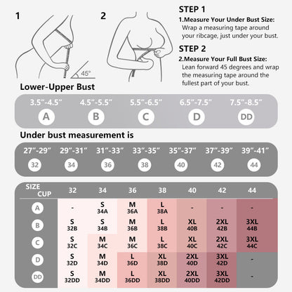 Comfort Fit Seamless Wireless Bra