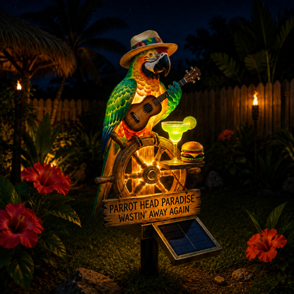 🔥Last Day 70% OFF🔥 - 🌴 Solar-Powered Parrot Garden Light – “Wastin' Away Again”