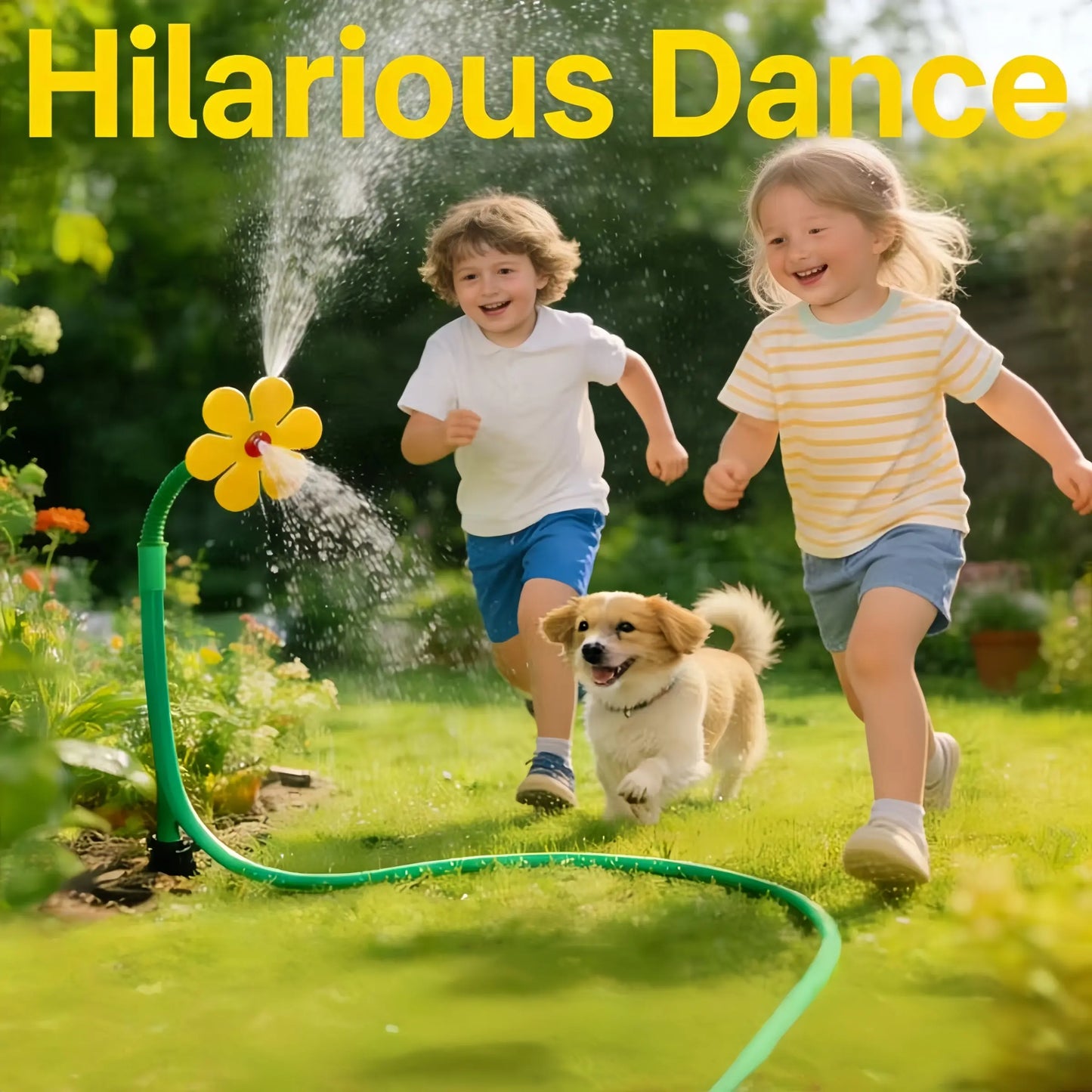 Magic Sunflower Sprinkler Toy for Kids & Garden