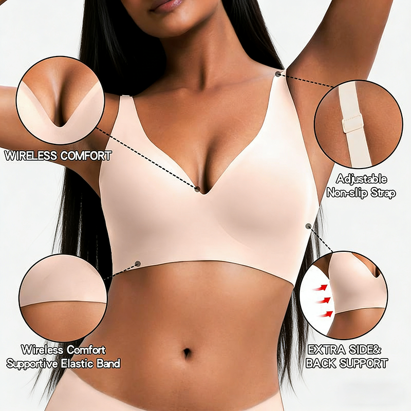 Comfort Fit Seamless Wireless Bra