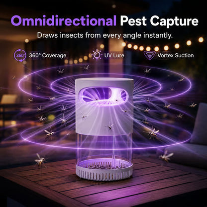 🔥Last Day Free Shipping ✨Quiet UV Mosquito Trap – Chemical-Free & Safe for Kids & Pets🦟