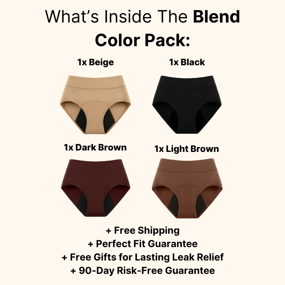 Big Sale 70% OFF Ends Today！|Tiworld™  100% Leak-Proof Underwear 4-pack