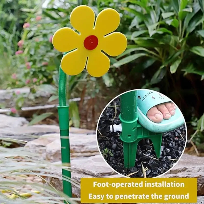 Magic Sunflower Sprinkler Toy for Kids & Garden