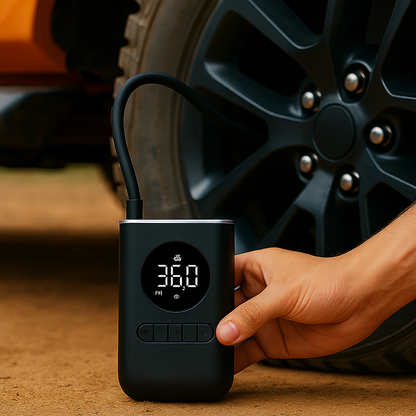 Yagoo™ 2026 Portable Tyre Inflator & Power Bank – Fast & Reliable