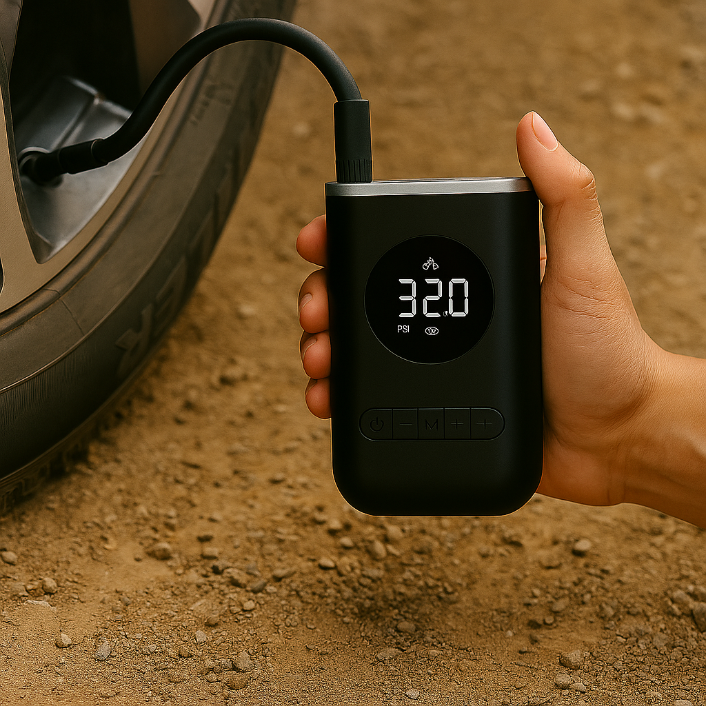 Yagoo™ 2026 Portable Tyre Inflator & Power Bank – Fast & Reliable