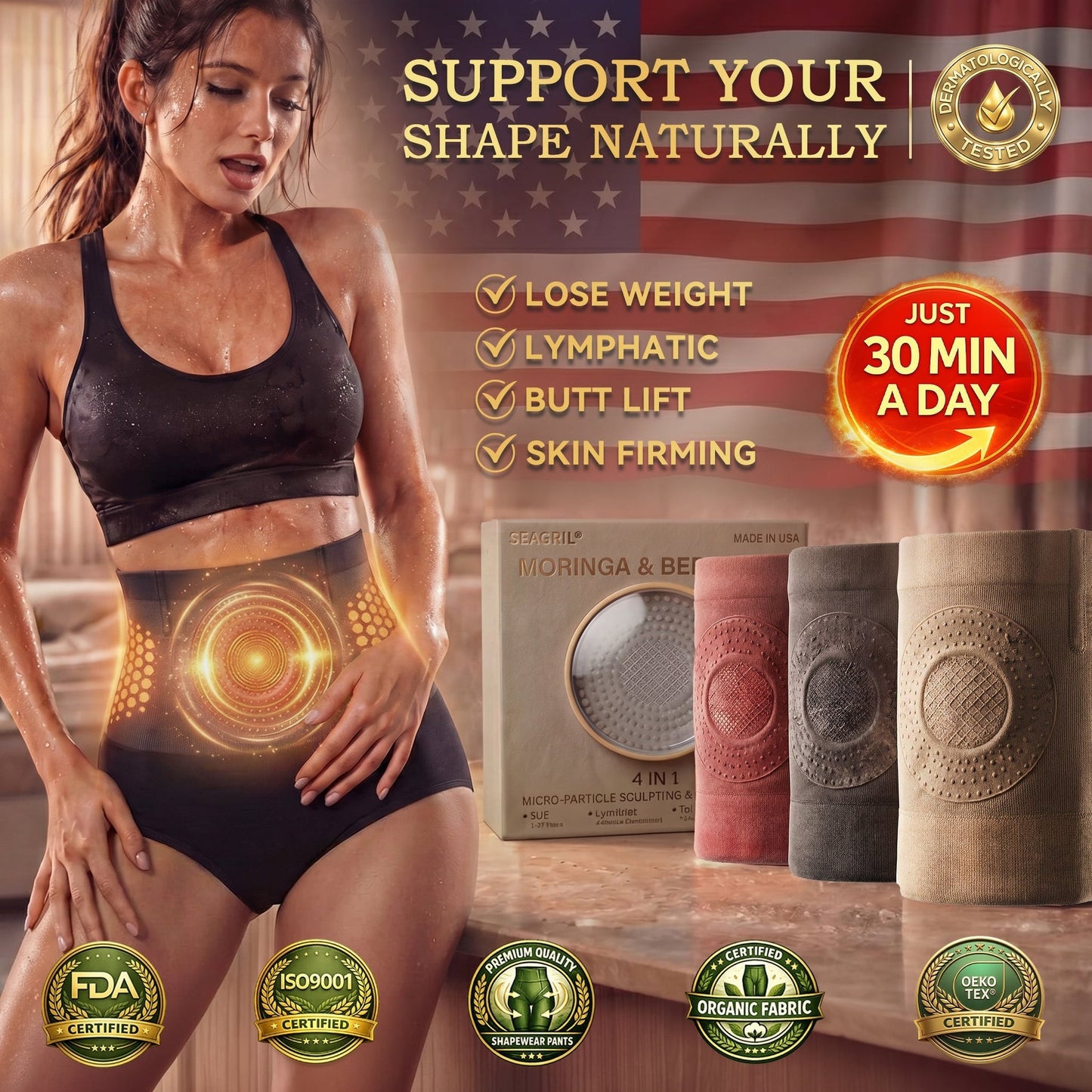 🏆𝐎𝐟𝐟𝐢𝐜𝐢𝐚𝐥 𝐁𝐫𝐚𝐧𝐝 𝐒𝐭𝐨𝐫𝐞 | SEAGRIL® 🎁𝐌𝐨𝐫𝐢𝐧𝐠𝐚 & 𝐁𝐞𝐫𝐛𝐞𝐫𝐢𝐧𝐞 𝟒-𝐈𝐧-𝟏 𝐌𝐢𝐜𝐫𝐨-𝐏𝐚𝐫𝐭𝐢𝐜𝐥𝐞 𝐒𝐜𝐮𝐥𝐩𝐭𝐢𝐧𝐠 & 𝐅𝐚𝐭-𝐁𝐮𝐫𝐧 𝐒𝐡𝐨𝐫𝐭𝐬