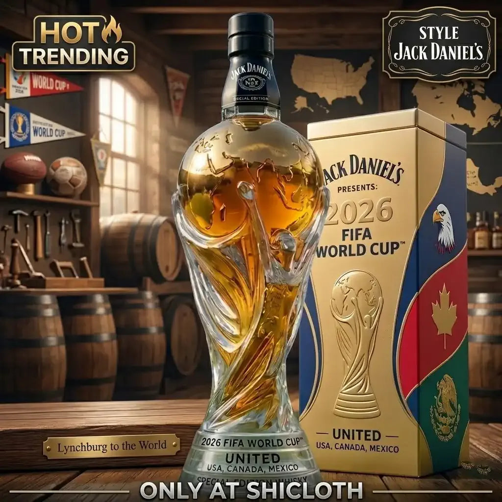 Limited Edition Championship Whisky Bottle – Collectible Soccer-Themed Decanter