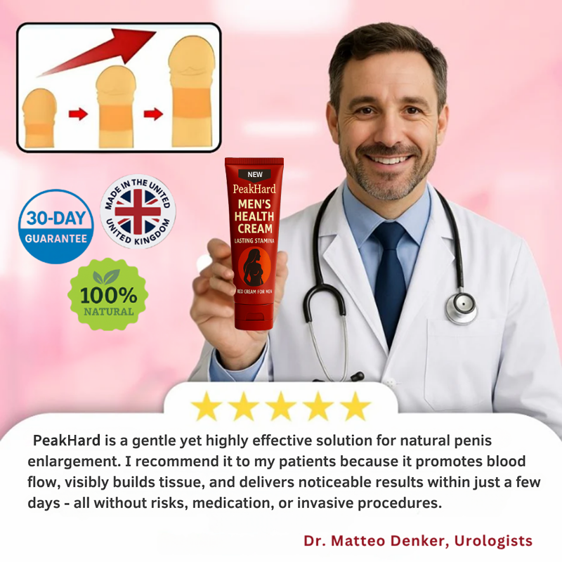 Cream for Men | Increase your penis size by up to 4.5 cm in just 7 days!