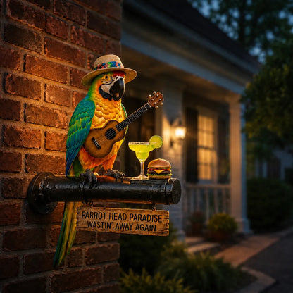 🔥Last Day 70% OFF🔥 - 🌴 Solar-Powered Parrot Garden Light – “Wastin' Away Again”